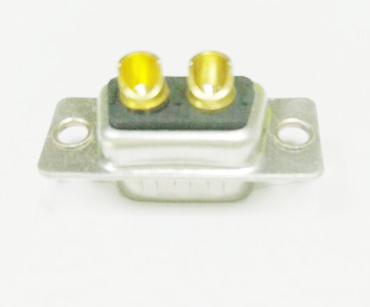 D-SUB大電流公頭2v2焊線式車(chē)針短口杯連接器